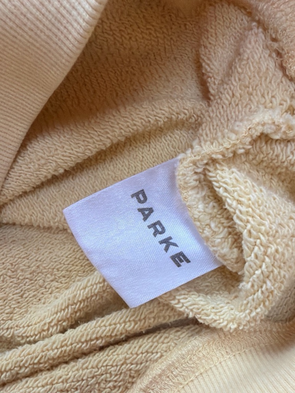 Parke Yellow Mockneck with Pink Lettering - Picture 4 of 5